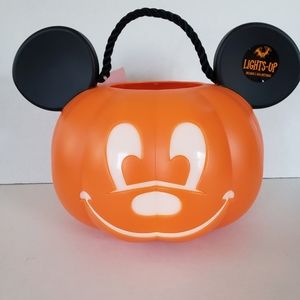 Mickey Mouse light up Halloween Pumpkin pail
